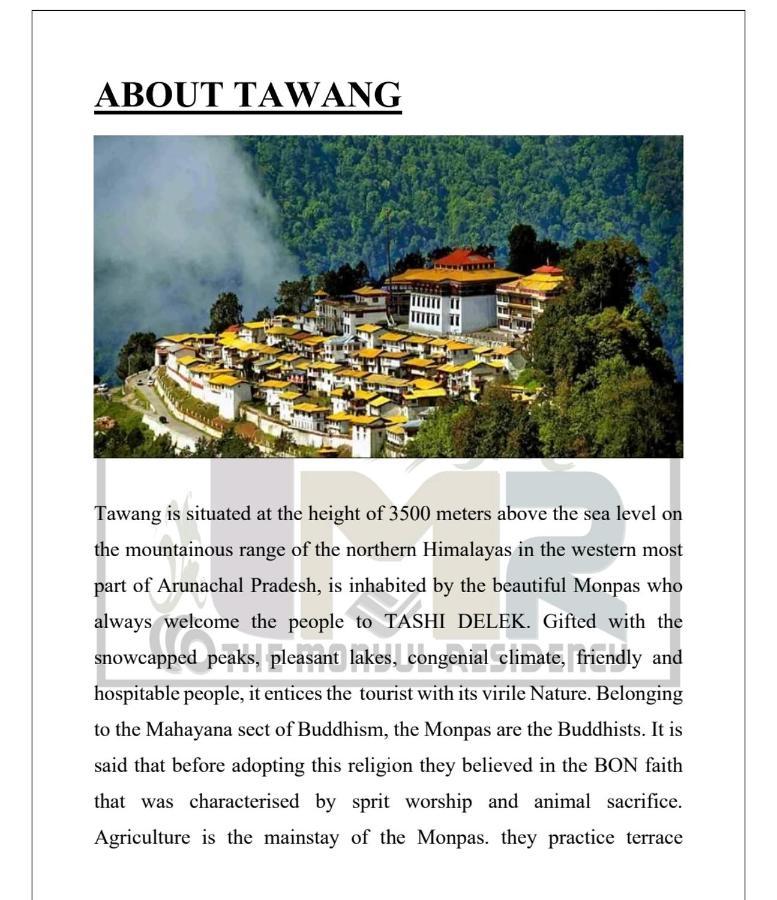 The Monyul Residency Hotel Tawang Exterior photo